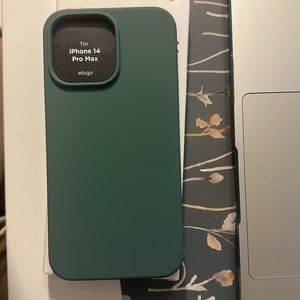Brand new IPhone 14 pro max silicone case. Midnight green and never opened.